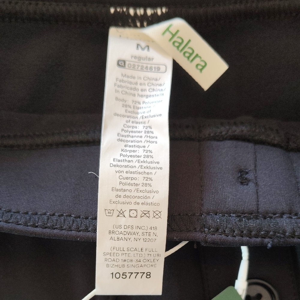 HALARA SoftlyZero™ Plush Thermal Pants in Black - Picture 2 of 8